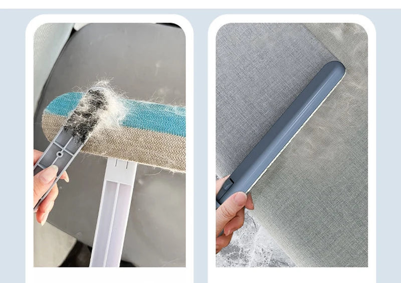 Brosse d'épilation 3 en 1 pour animaux de compagnie, brosse de nettoyage de vitres à Long manche, outil de nettoyage de fourrure d'animaux, brosse manuelle pour enlever les poils de chat et de chien