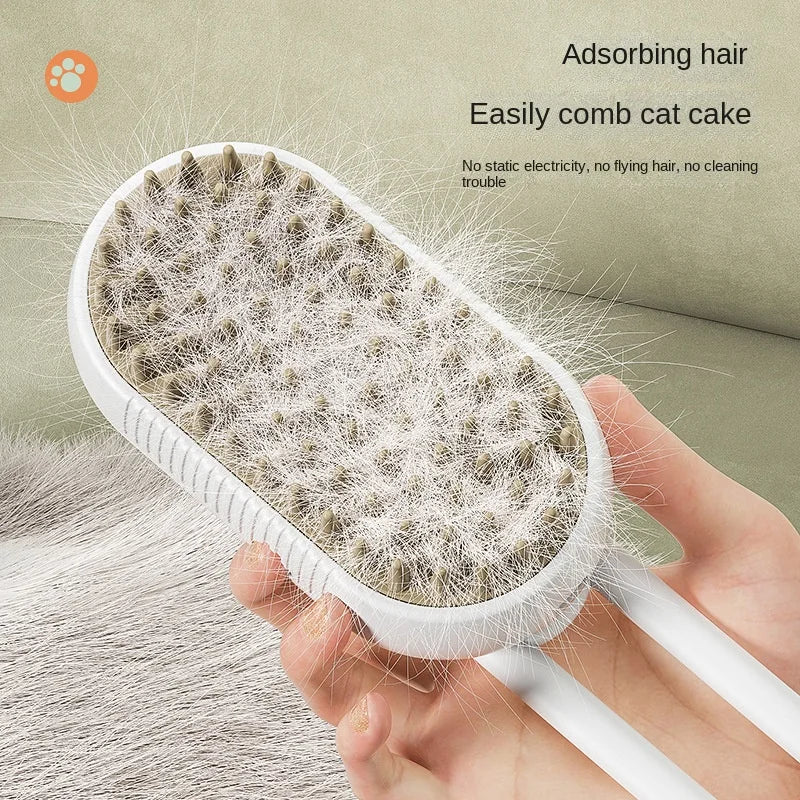 Brosse à Vapeur Électrique 3 en 1 pour Chiens et Chats 🐾