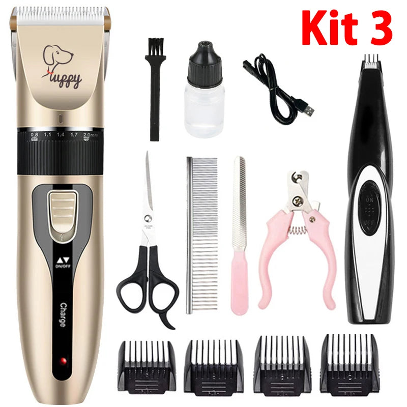 Professional Electric Pet Clippers - Rechargeable Grooming Kit 🐾