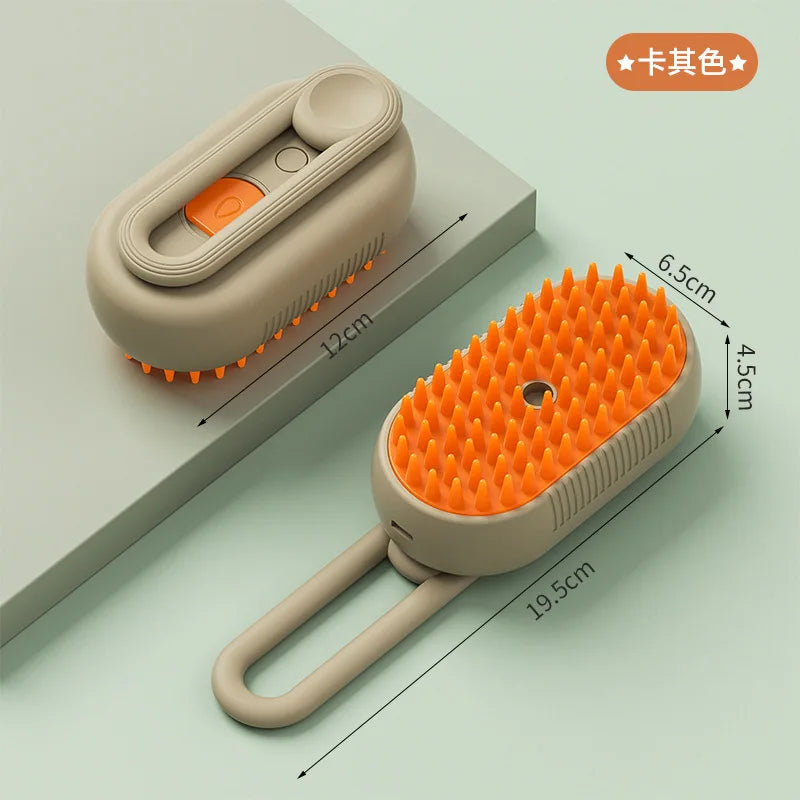 Brosse à Vapeur Électrique 3 en 1 pour Chiens et Chats 🐾