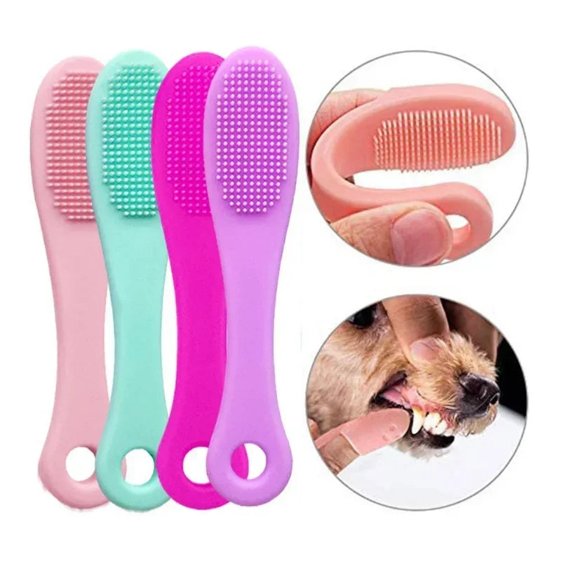 Soft Finger Brush for Dogs and Cats - Multifunctional Oral Hygiene and Cleaning 🐾