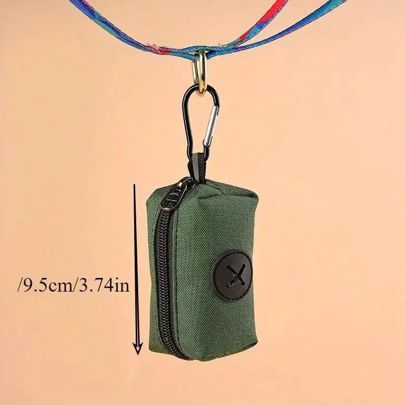 Porte-Sac à Déjections Canines en Toile avec Mousqueton 🐾