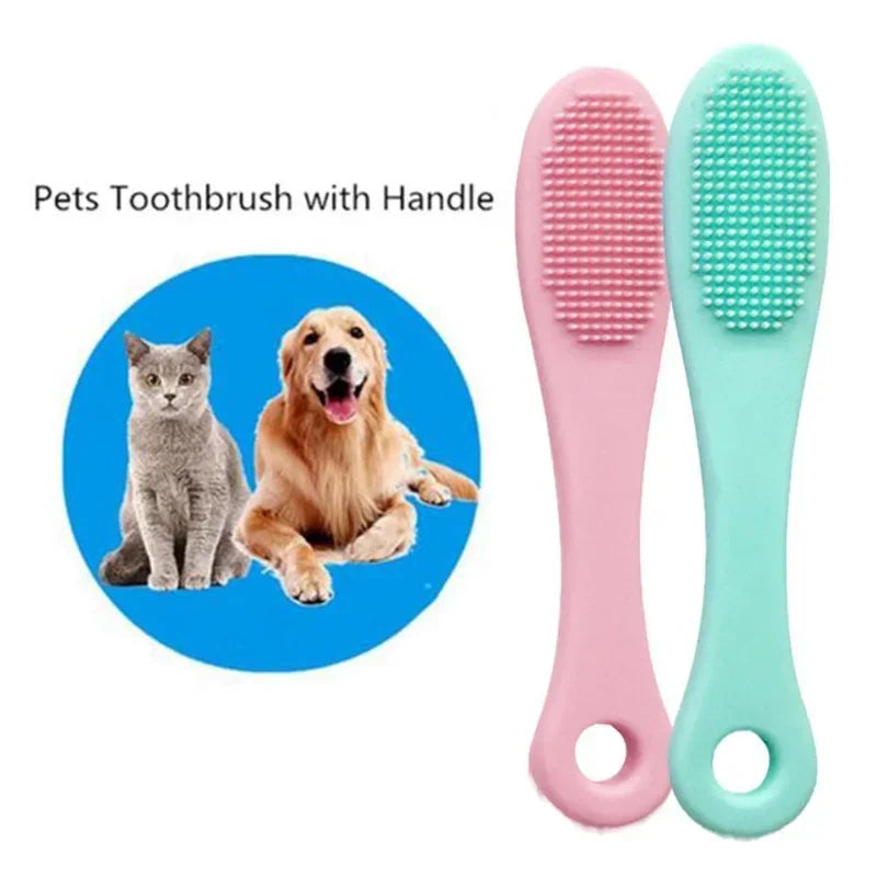 Soft Finger Brush for Dogs and Cats - Multifunctional Oral Hygiene and Cleaning 🐾