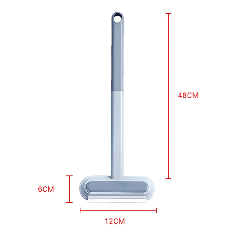 Brosse d'épilation 3 en 1 pour animaux de compagnie, brosse de nettoyage de vitres à Long manche, outil de nettoyage de fourrure d'animaux, brosse manuelle pour enlever les poils de chat et de chien