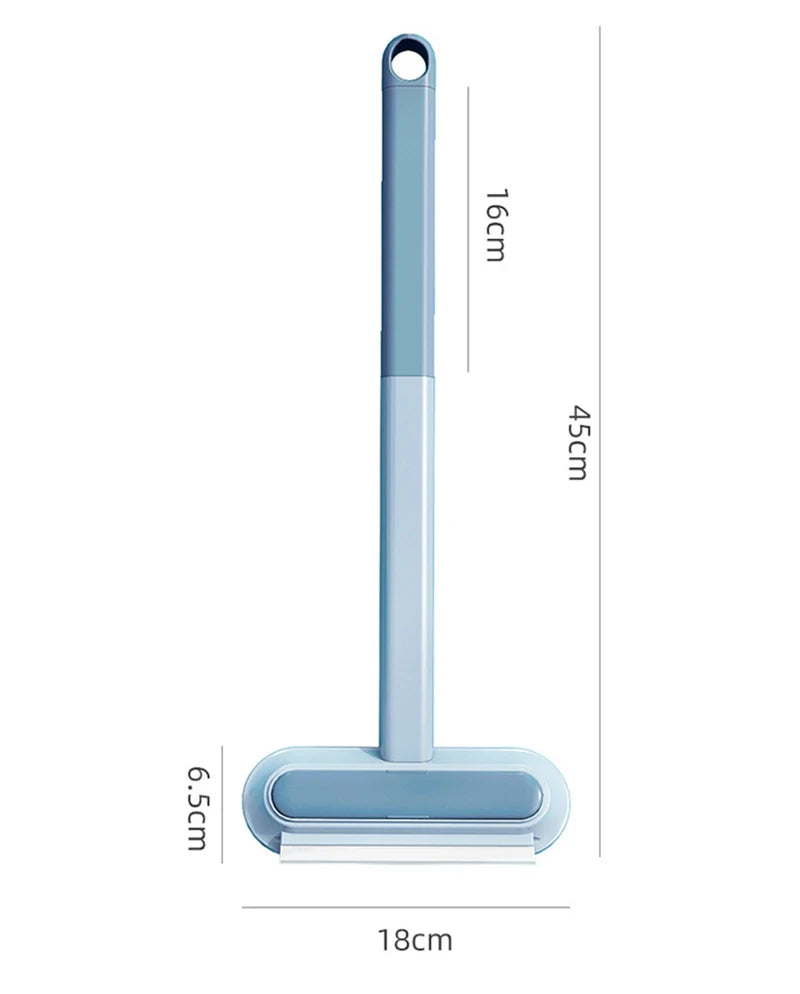 Brosse d'épilation 3 en 1 pour animaux de compagnie, brosse de nettoyage de vitres à Long manche, outil de nettoyage de fourrure d'animaux, brosse manuelle pour enlever les poils de chat et de chien