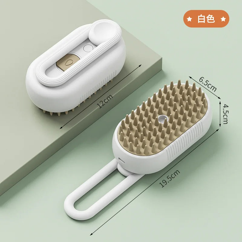Brosse à Vapeur Électrique 3 en 1 pour Chiens et Chats 🐾