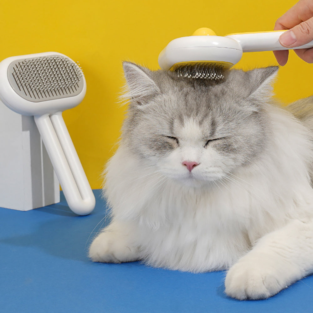 Brosse de Toilettage pour Chats et Chiens - Brosse Nettoyante et Massage Doux 🐾